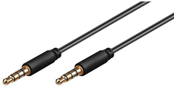 Microconnect 3,5-mm-Klinkenkabel – 3,5-mm-Klinke – 3,5-mm-Klinke – 1,5 m, vergoldete Stecker