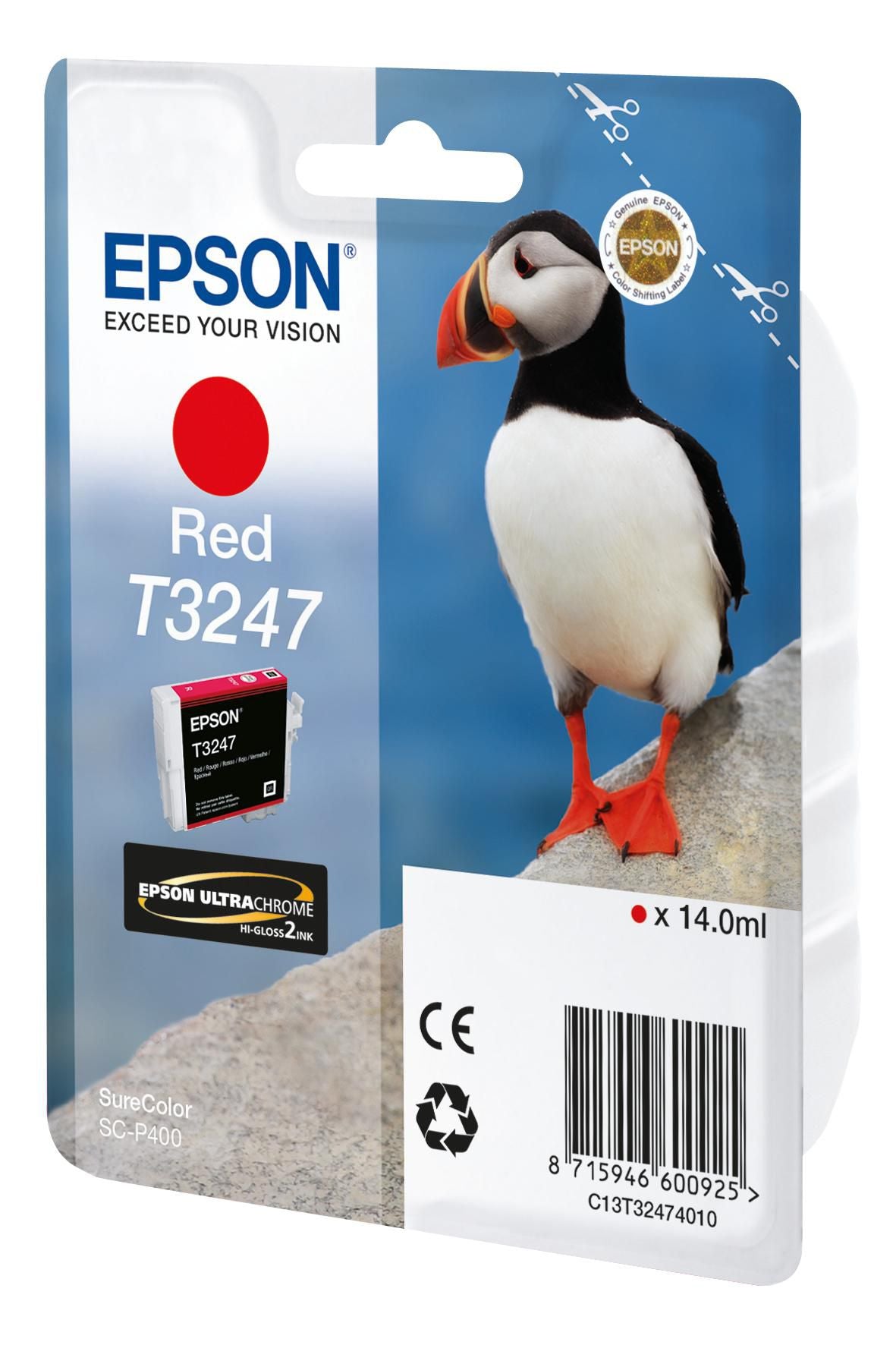 Epson Tintenpatrone T3247, Rot