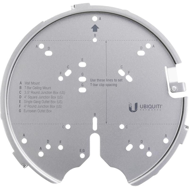 Ubiquiti Rack-Montagekit – für UAP-AC-PRO, UAP-AC-HD, UAP-AC-SHD, Aluminium
