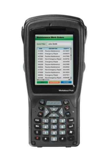 Zebra WAP4 Short Numeric 3,7" – 640 × 480 Touch, OMAP AM3703, 512 MB RAM, 4 GB SSD, Windows Embedded Handheld