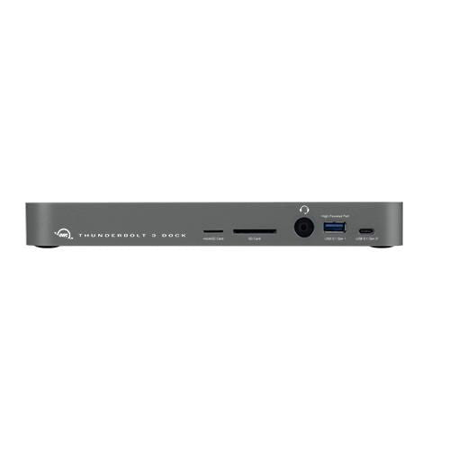 OWC Dockingstation – Thunderbolt 3, 1× DP, 5× USB-A, 1× USB-C, 85 W PD, SD/microSD, für Windows/Mac