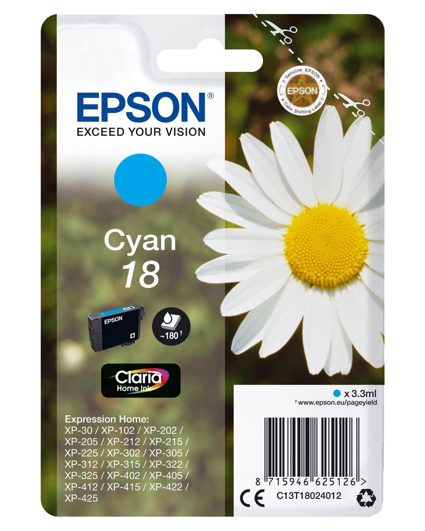 Epson Tintenpatrone, Cyan