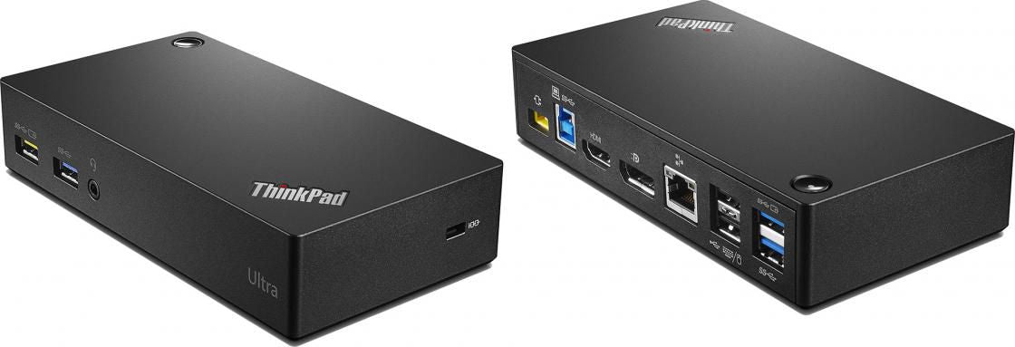 Lenovo ThinkPad Ultra Dockingstation – USB-A, 1× DP, 1× HDMI, GbE, 3,5 mm Audio, für Windows