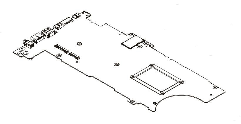 Lenovo FRU01HX916 Hauptplatine für ThinkPad X390 (20Q0, 20Q1) – i7-8565U, 16 GB