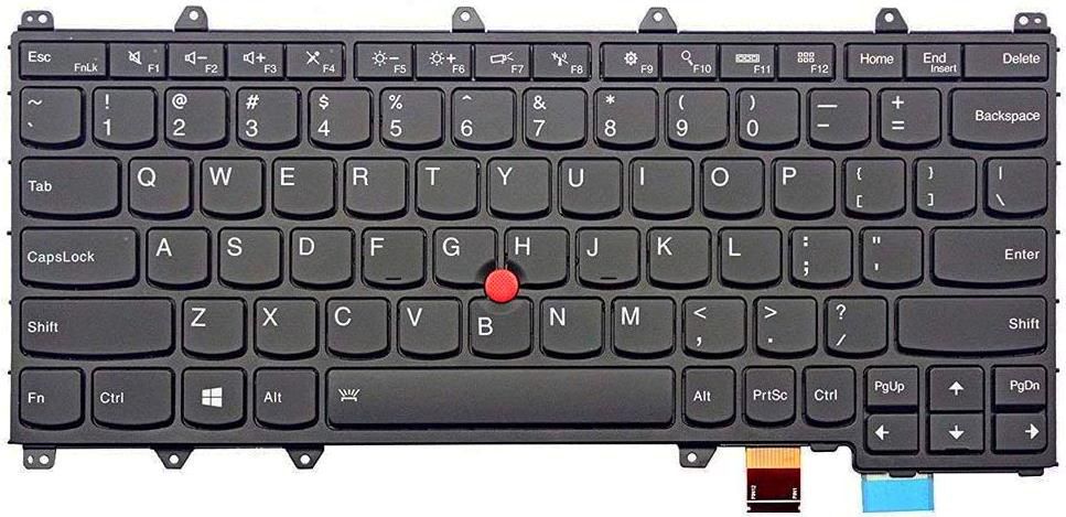 Lenovo 01AV692 – Notebook-Ersatztastatur – QWERTY (IT) – ohne Ziffernblock – schwarz – für ThinkPad Yoga 370