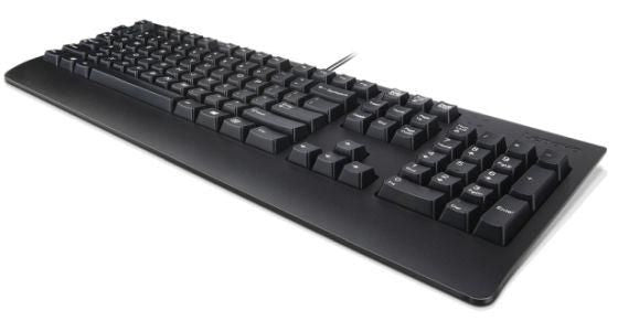 Lenovo TRDTNL KB BK – Tastatur – Nordisch – USB (kabelgebunden), Full-Size, Schwarz – für Windows, Mac & Linux