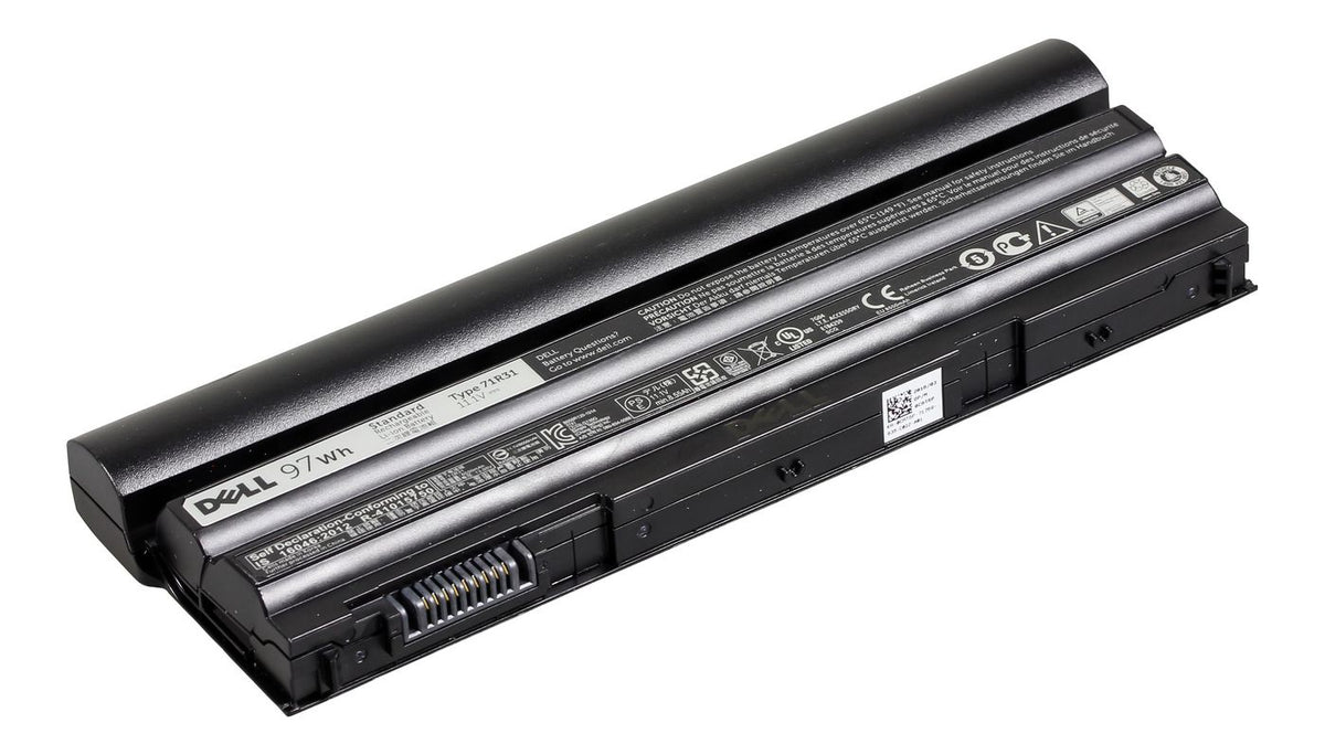 Dell Notebook-Akku – für Dell Latitude E5420–E5530, E6420–E6530 – 97 Wh, 9 Zellen – Schwarz