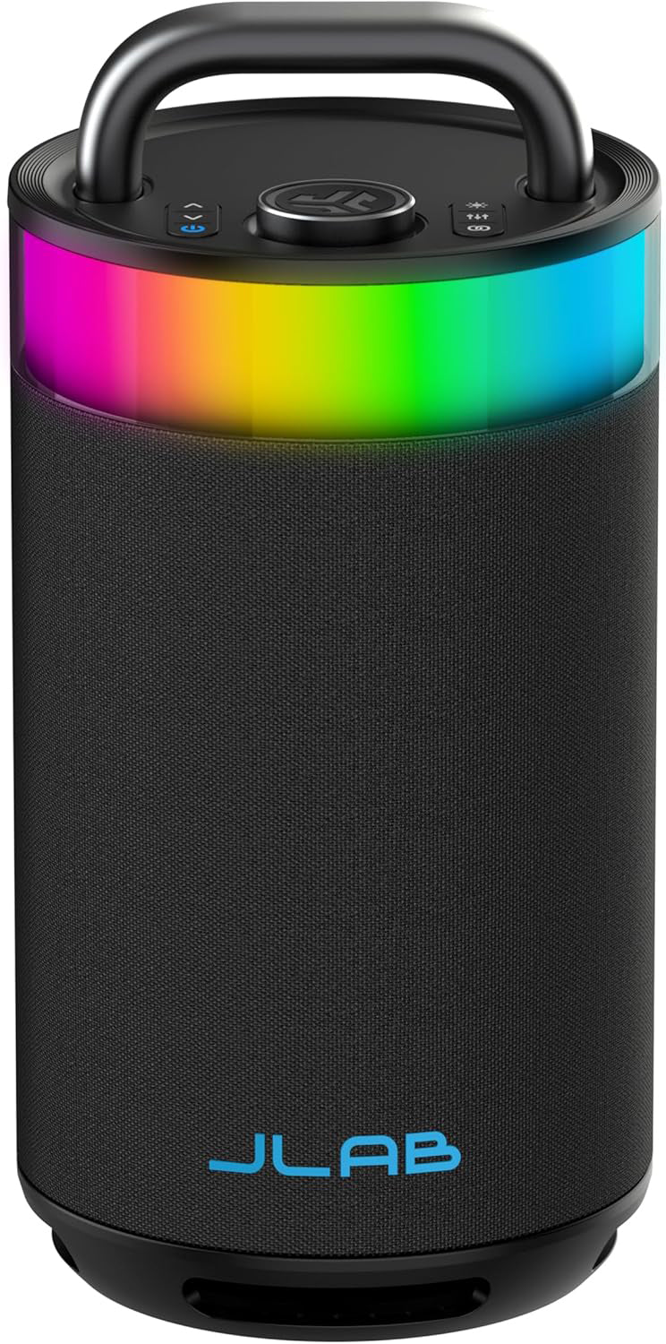 JLab Epic Party – Party-Lautsprecher – 100 W, LED, IPX6, 16 h – Schwarz