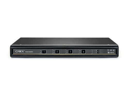 Vertiv SCMV2160DPH-400 – Sicherer KVM-Switch – 16-Port DP/HDMI, Dual-View – 4K/30 Hz, USB 2.0 Hub, NIAP/PP 4.0