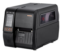 Bixolon Industrie-Etikettendrucker (Thermotransfer), 300 dpi, LAN/RS-232, Abwickler/Peeler