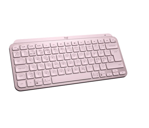 Logitech MX Keys Mini – Tastatur, kabellos (Bluetooth), beleuchtet, Pink