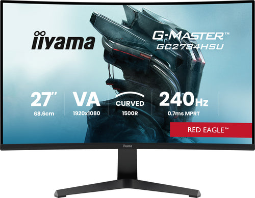 iiyama 27 GC2784HSU-B1 – 27", Gebogen, 1920 × 1080 (Full HD), VA, 240 Hz