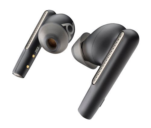 Poly Voyager Free 60/60+ – Bluetooth-Ohrbügel, Schwarz, für Microsoft Teams