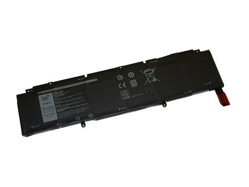 BTI Notebook-Akku – für Dell – 97 Wh, 11,4 V (9 Zellen) – Schwarz