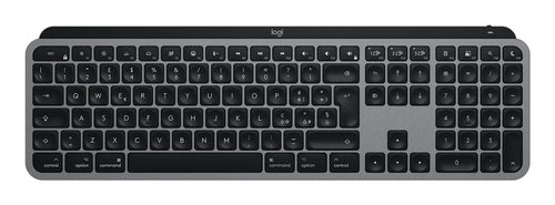 Logitech MX Keys S – Tastatur – Bluetooth – Beleuchtet – QWERTY (IT) – Grau – für Mac