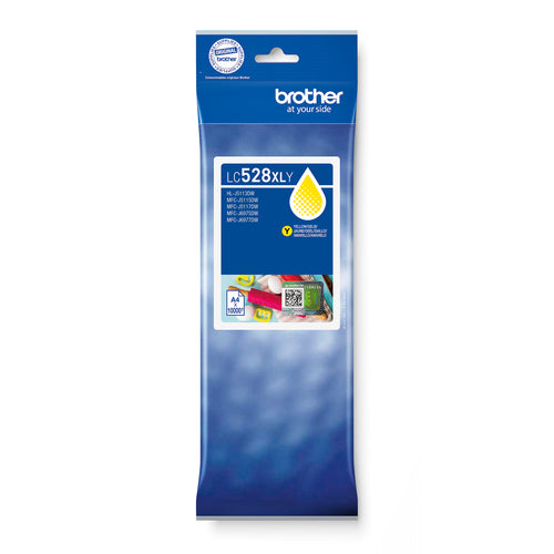 Brother LC-528XLY Gelbe Tintenpatrone (Original) – 10'000 Seiten – für MFC-J6975DW/6977DW