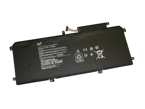BTI Notebook-Akku – für Dell – 45 Wh, 11,4 V (3 Zellen) – Schwarz
