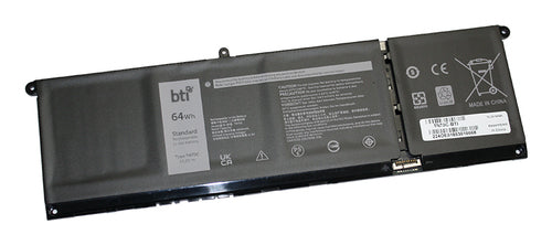 BTI Notebook-Akku – für Dell Vostro/Inspiron/Latitude (13–16) – 61 Wh, 15,2 V (4 Zellen) – Schwarz
