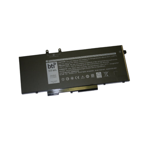 BTI Notebook-Akku – für Dell – 68 Wh, 7,6 V (4 Zellen) – Schwarz