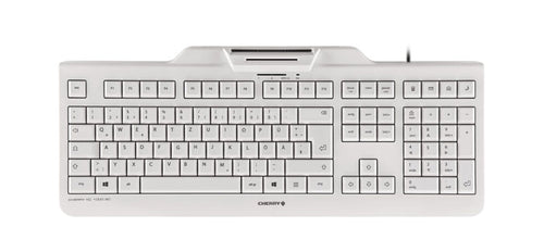 CHERRY KC 1000 SC – Tastatur, kabelgebunden (USB), FR-Layout (FR), Fullsize (mit Ziffernblock) – für Windows
