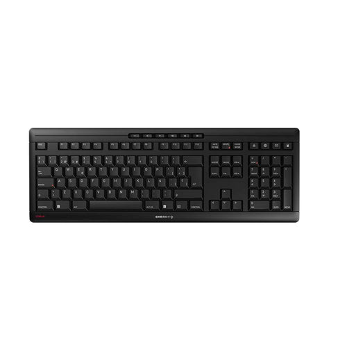 CHERRY Tastatur, kabellos (2,4 GHz) & kabelgebunden (USB-A), ES-Layout (ES), Fullsize (mit Ziffernblock)