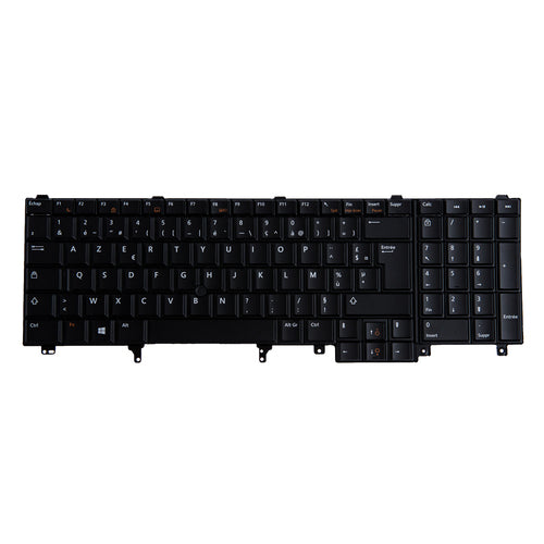 Origin Storage Tastatur für Dell Latitude 5500 / PWS 3541 – Französisch, 103 Tasten – Schwarz