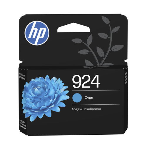 HP 924 Cyan Tintenpatrone (Original) – 400 Seiten – für HP OfficeJet Pro 8120e/8130e/8135e …