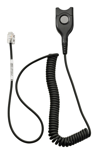 EPOS Bottom Kabel ED – Headset-/Audiokabel, EasyDisconnect, spiralförmig, modularer Stecker