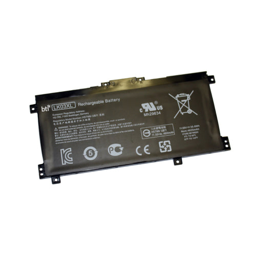 BTI Notebook-Akku – für HP – 56 Wh, 11,55 V – Schwarz