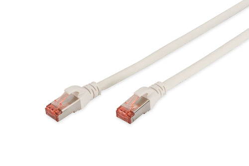 Digitus CAT 6 Patchkabel – 2 m, Weiss, geschirmt (S/FTP), LSZH