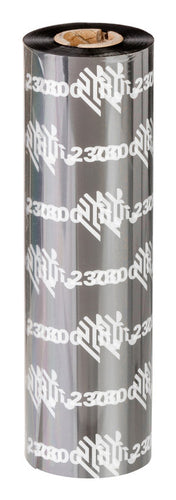 Zebra Thermotransferband – Wachs (2300), 156 mm × 900 m, Kern 25 mm, Schwarz, 6er-Pack