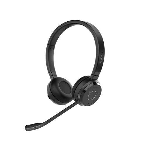 Jabra Evolve 65 TE – Duo Headset – Bluetooth, USB‑A – Schwarz, für Microsoft Teams – bis 16 h