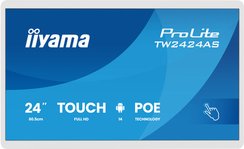 iiyama ProLite TW2424AS – 23,8" Touch, 1920 × 1080 (Full HD), IPS, LAN