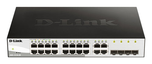 D-Link DGS-1210-20/E – Managed L2 Switch – 16× 1G, 4× SFP, 1U