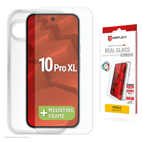 Displex Displayschutz (Panzerglas), 10H – für Pixel 10 Pro XL – mit Applikator