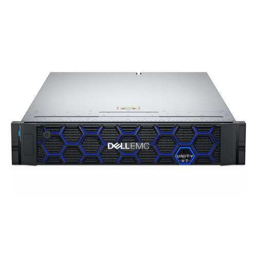 DELL Unity XT 380 – 25-Bay Rack 2U SAN – Intel, 12 Kerne, 1,7 GHz, 10GbE, 14 TB HDD/SSD vorinstalliert