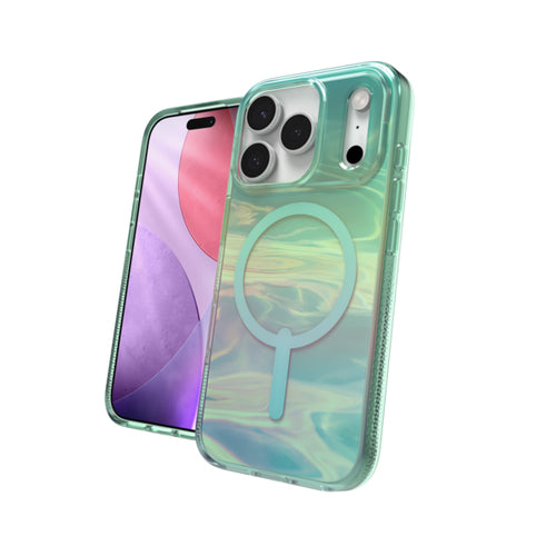 ZAGG Backcover Milan Snap – für Apple iPhone 17 Pro – Basin Iridescent Oil Slick
