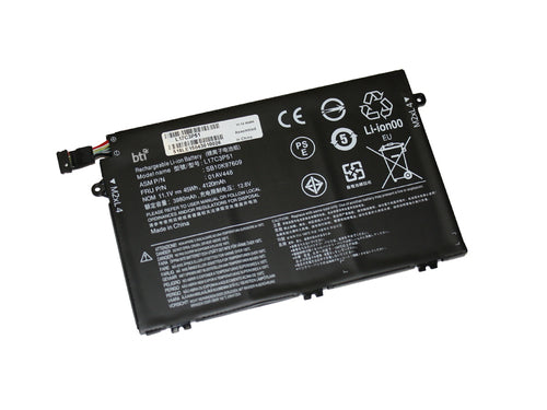 BTI Notebook-Akku – für Lenovo – 45 Wh, 11,1 V (3 Zellen) – Schwarz