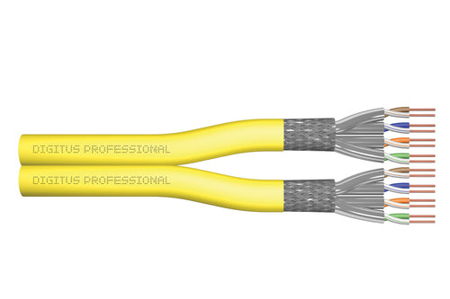 Digitus CAT 7 S-FTP Duplexkabel – 1000 m, Gelb