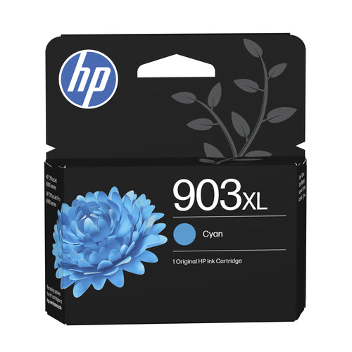 HP 903XL Cyan Tintenpatrone (Original) – 750 Seiten – für HP OfficeJet 6950, OfficeJet Pro 6974 – T6M03AE