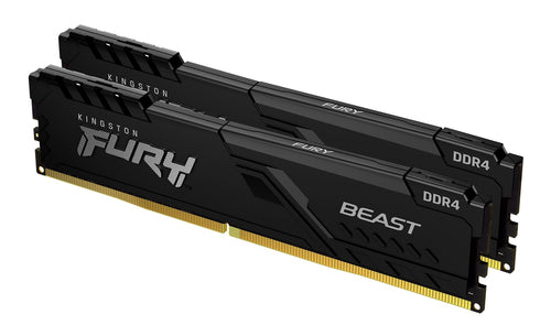 Kingston Technology Kingston FURY Beast – 32 GB (2×16 GB) DDR4 3200 MT/s CL16, 288-poliger DIMM, für PC