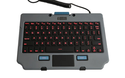 Gamber-Johnson Rugged Lite – Tastatur, FR-Layout (FR), beleuchtet