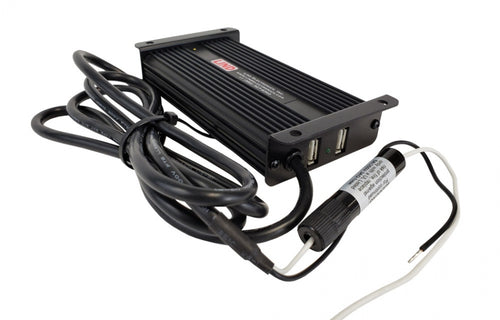 Gamber-Johnson 7300-0454 Geräte-Netzteil 20 W – 72–100 V, USB×2 – für 7160-0402, 7160-0402-03 und ähnliche