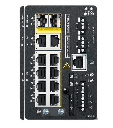 Cisco Catalyst IE3105 – Managed L2 Switch – 8× 1G, 19"