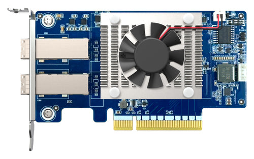 QNAP QXP-830S-3808 PCIe Host-Bus-Adapter – 2× Mini-SAS, 12 Gbit/s, PCIe 4,0 x8, für CAB-SAS-8644-Kabel