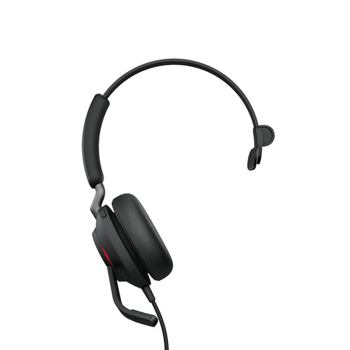 Jabra Evolve2 40 SE Office-Headset – On-Ear, Mono, Kabelgebunden, USB-C/USB-A, UC-optimiert, Schwarz