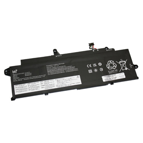 BTI Notebook-Akku – für Lenovo X13 Yoga (3. Gen.) – 57 Wh, 15,36 V (4 Zellen) – Schwarz