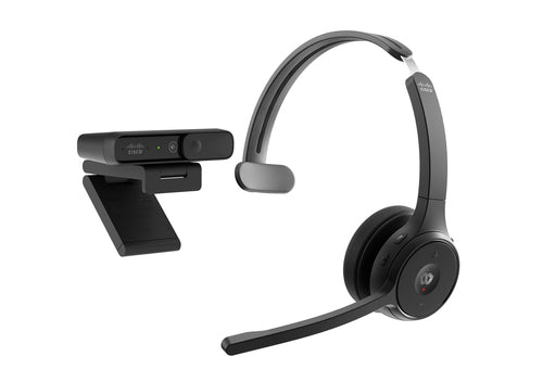 Cisco Bundle Headset721 + DeskCam 1080p – carbon/schwarz