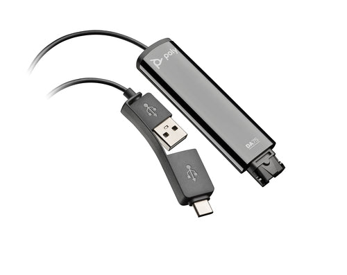 Poly DA75 – Headset-Adapter, USB, Quick Disconnect (QD)