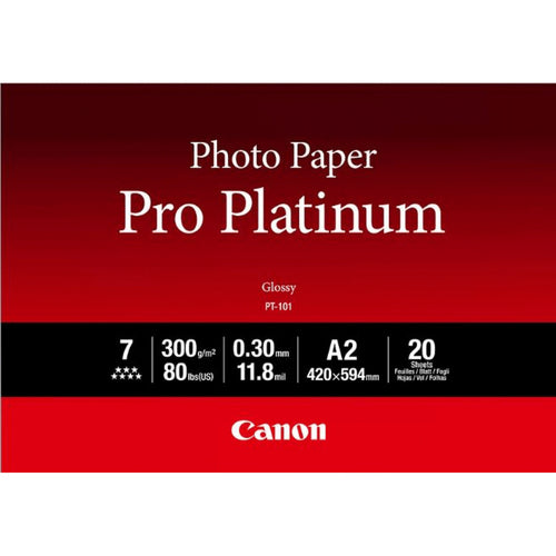 Canon PT-101 Platinum Fotopapier – A2, 20 Blatt